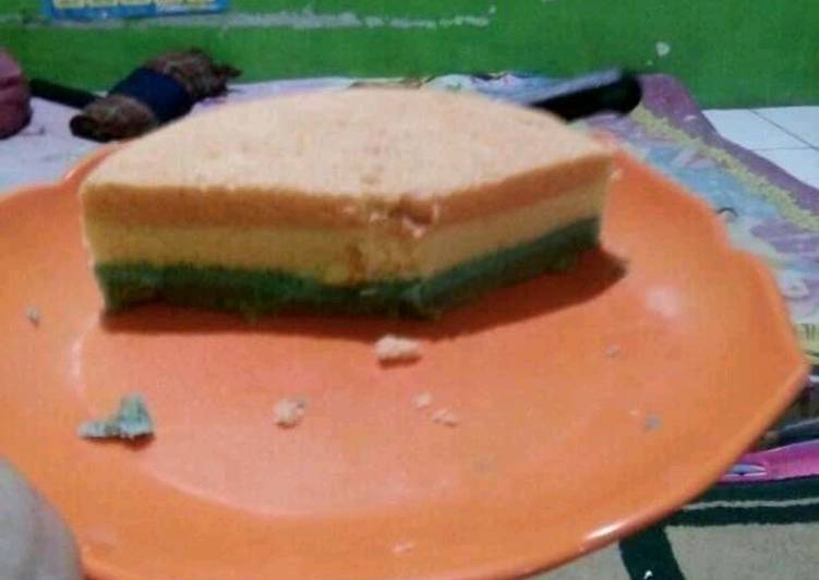 Resep Bolu kukus warna warni yang Enak Banget