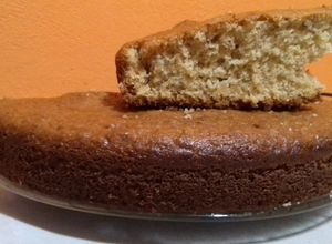 Una foto de Torta de banana Rica!☺