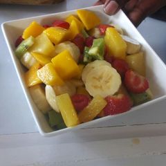 A picture of Rainbow salad.