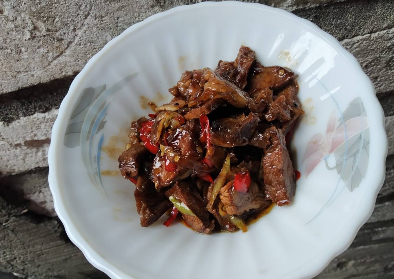 Daging sapi lada hitam