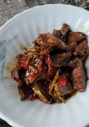 Foto resep Daging sapi lada hitam