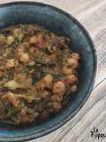 Curry de pois chiches et épinards