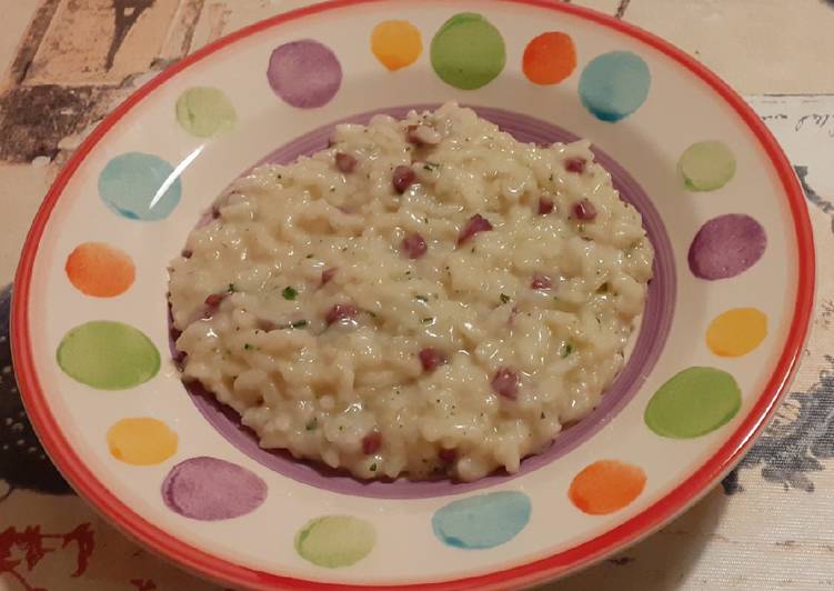 Risotto alla Valtellinese con bresaola e casera