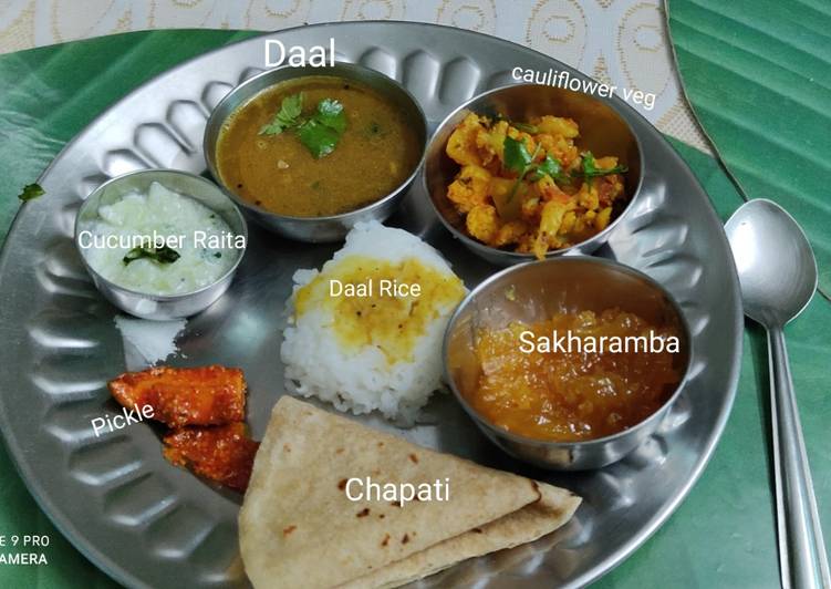 Steps to Make Quick Maharashtrian Lunch