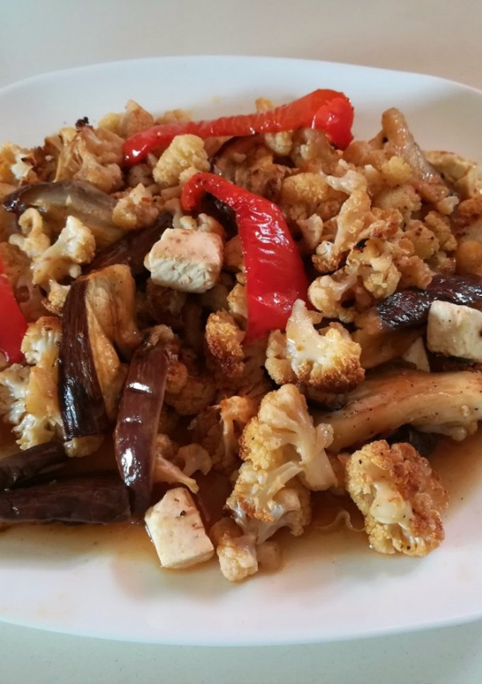 Una foto de Verduras al horno