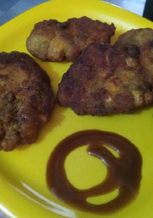 A picture of Hung curd kabab.