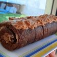 Pionono de chocolate saludable