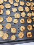 Chips de Calabacín a la parmesana