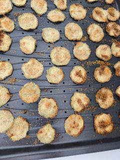 Una foto de Chips de Calabacín a la parmesana