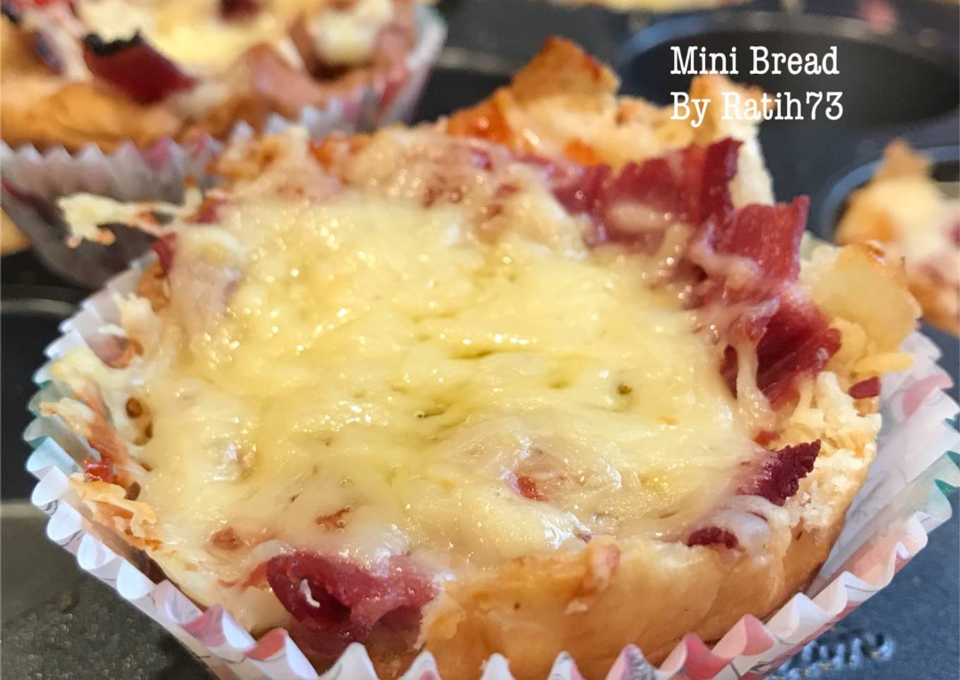 Mini Bread with Beef Pastrami Bekal Anak