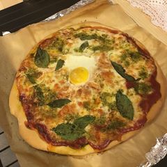 A picture of Homemade pizza!.