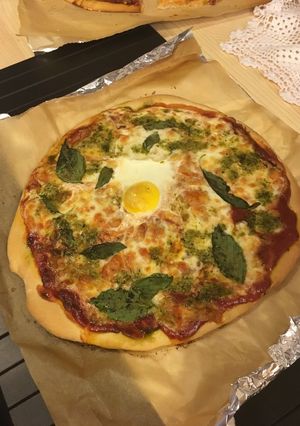 A picture of Homemade pizza!.