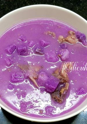 Hình của món Canh xương hầm khoai mỡ.