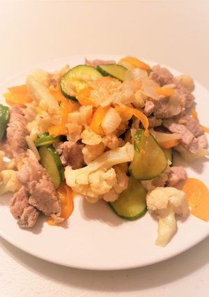 簡易快炒-什錦炒肉【10分鐘】【臺式】【家常菜】【清冰箱料理】【下飯】 的食譜成品照片