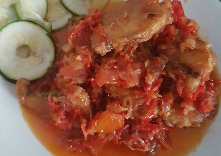 Cara Gampang Membuat Ikan gindara sambel thailand Anti Gagal