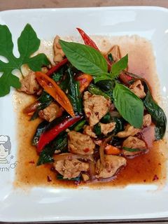 รูปของ ไก่ผัดน้ำพริกเผา