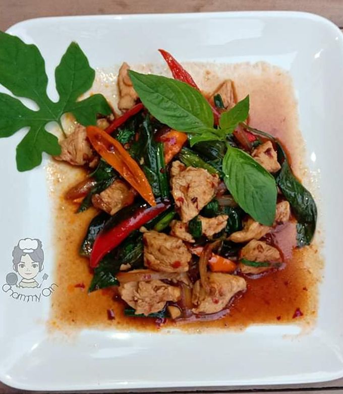 รูปของ ไก่ผัดน้ำพริกเผา