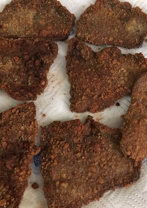 Una foto de Milanesas de res empanizadas