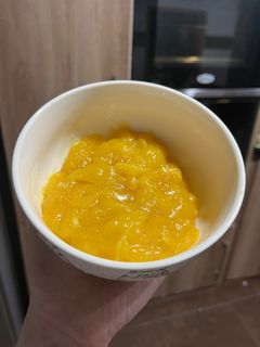 Una foto de Curd de maracuyá