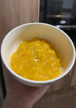 Una foto de Curd de maracuyá