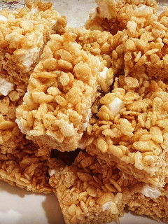 A picture of Homemade Rice Crispy Treats.