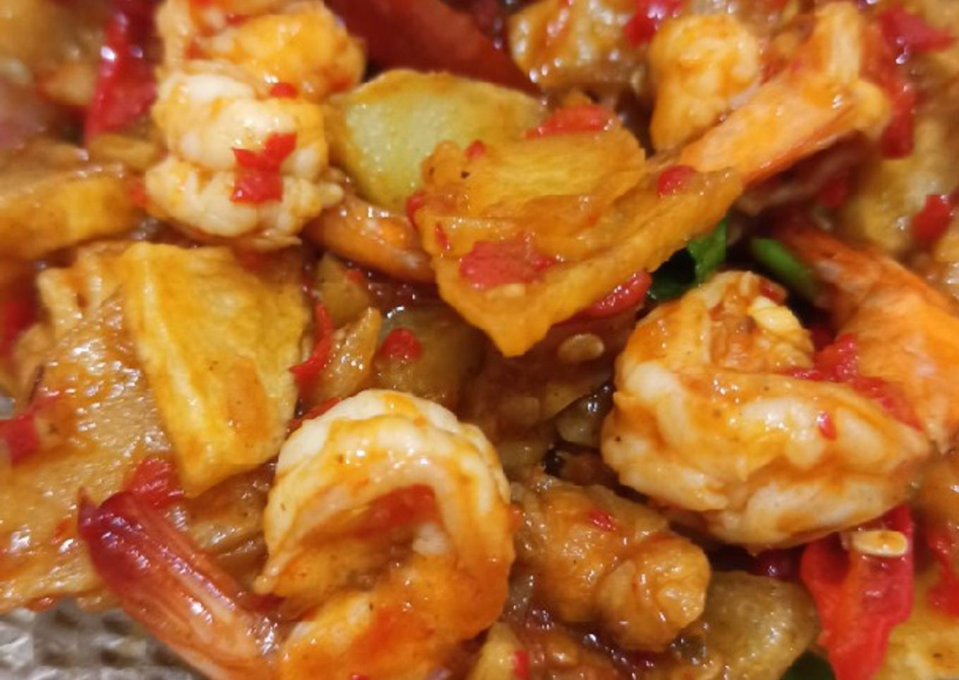 Sambal Udang Tempe