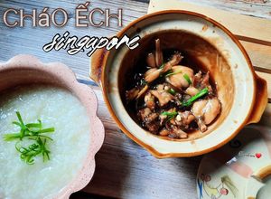 Hình của món Cháo ếch singrpore cho bé.