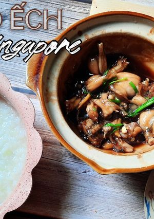 A picture of Singapore Frog Porridge for Kids.