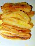 Pisang goreng mentega susu