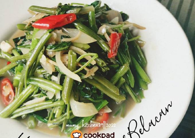 Resipi Kangkung Goreng Belacan Oleh Mamykitchen89 Cookpad