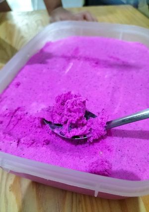 Foto resep Es krim buah naga