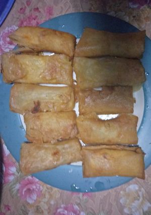 Foto resep Lumpia isi wortel, keju, tahu telor + kornet