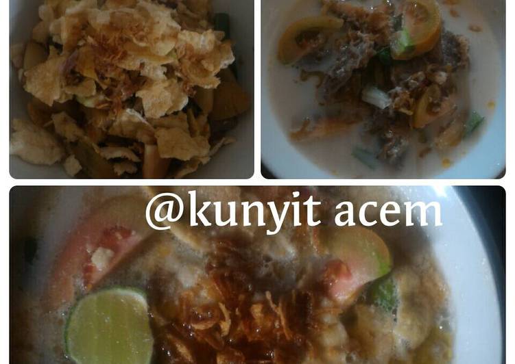 Sop kaki kambing ala kunyit