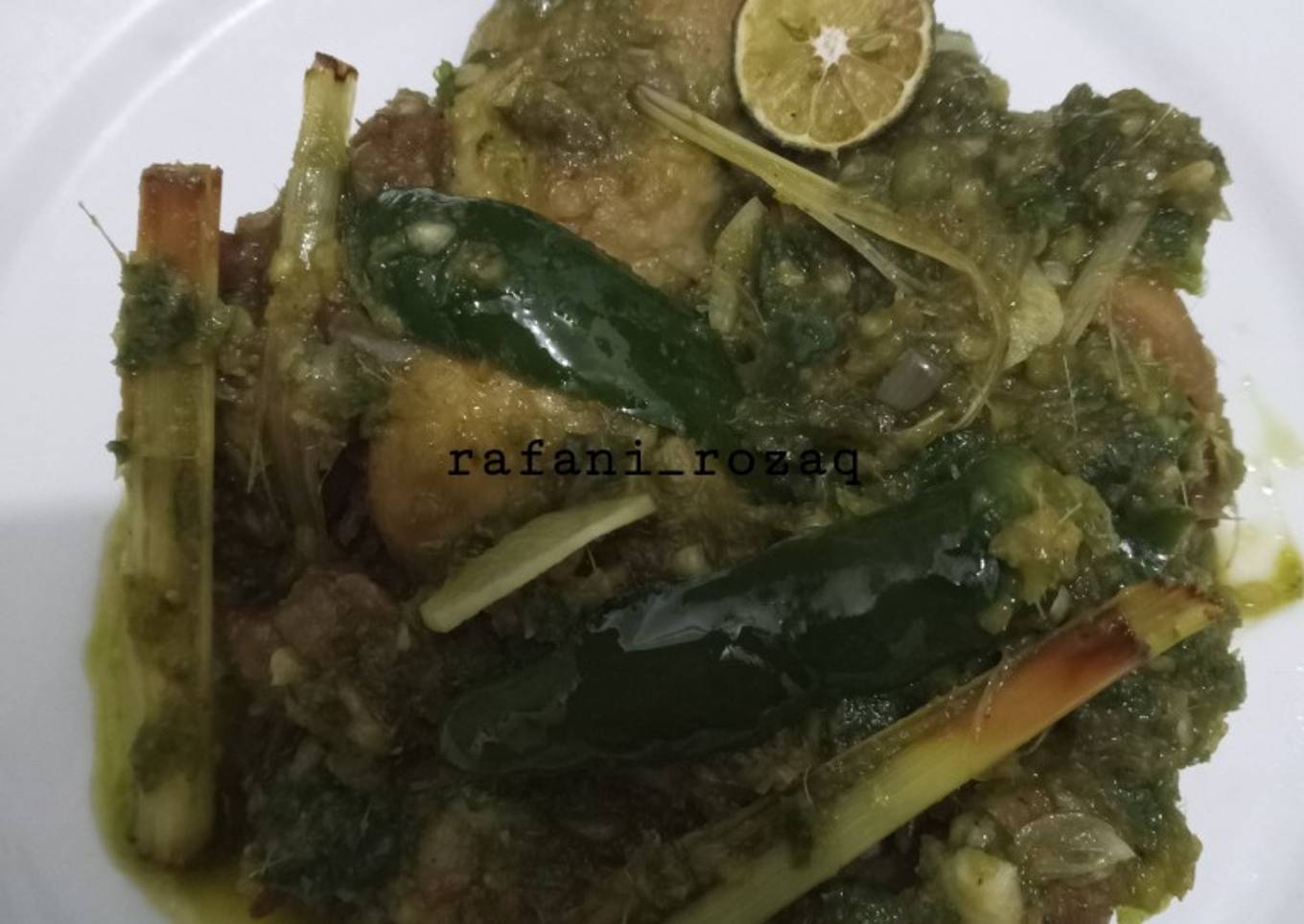 Ayam masak cabe hijau