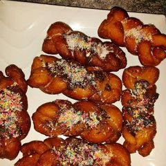 A picture of Home made Fritters.