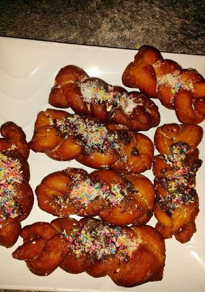 A picture of Home made Fritters.