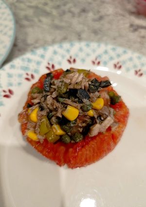 Una foto de Tomates rellenos