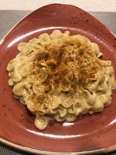 Una foto de Fideos con queso