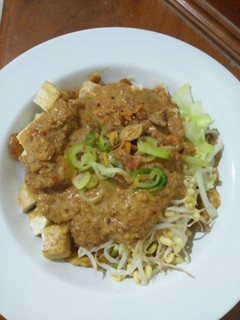 Foto resep 7. Tahu telur sambal kacang