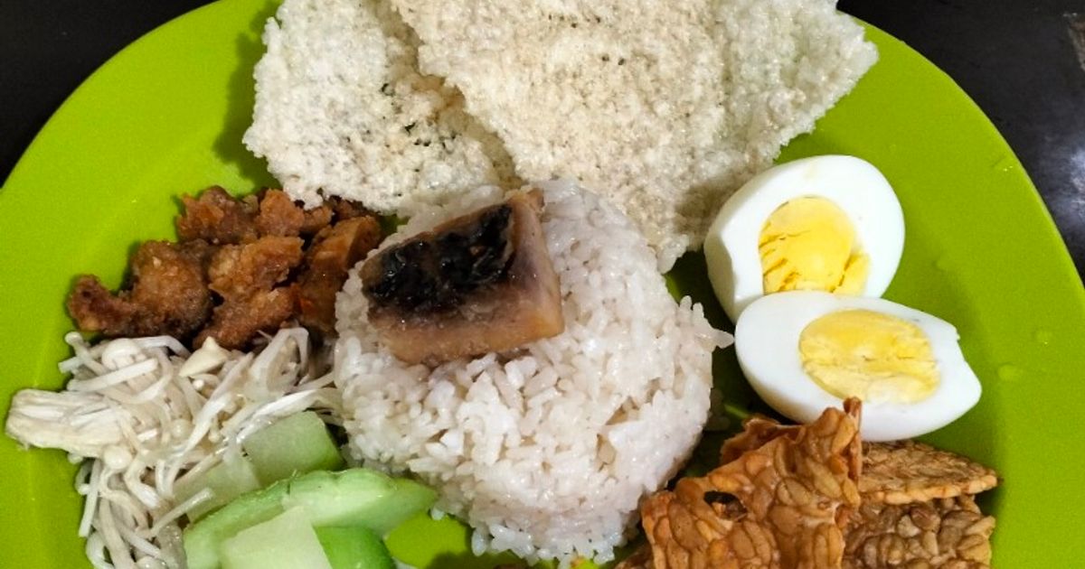 Nasi uduk / nasi Liwet