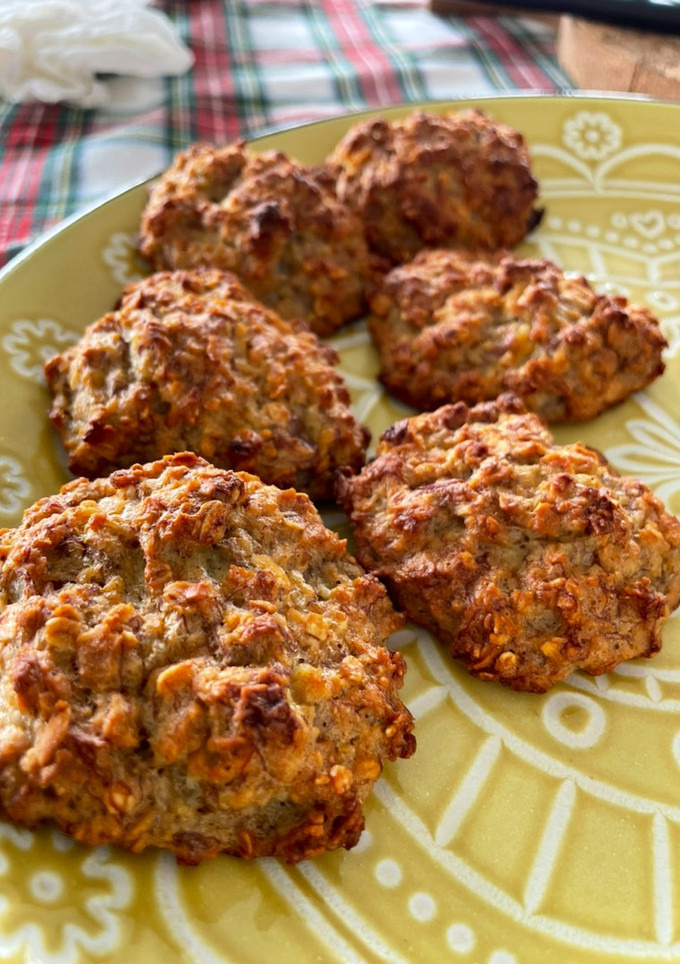 Una foto de Galletas fáciles avena y plátano (sólo 3 ingredientes)