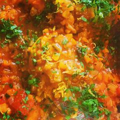 A picture of Chicken ‘Osso Buco’.