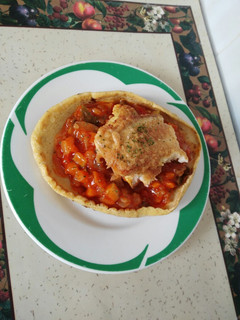 Una foto de Tortitas saladas de avena rellena de pescado