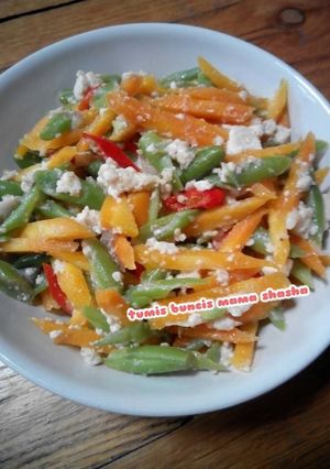 Foto resep Tumis buncis wortel