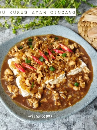 Cara Simple Membuat Resep  Tahu Kukus Ayam Cincang yang Enak, Menggugah Selera
