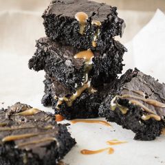 A picture of Salted Caramel Chocolate Brownies.