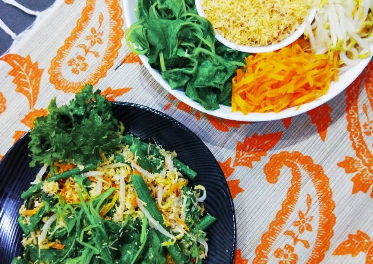 Olahan Urap Versi Sangrai | Resep Membuat Urap Versi Sangrai Yang Sedap