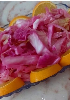 صورة لوصفة مخلل اللهانة أو الملفوف بأسرع وألذ طريقة