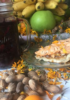 Una foto de Tisana de arándanos, canela y jamaica