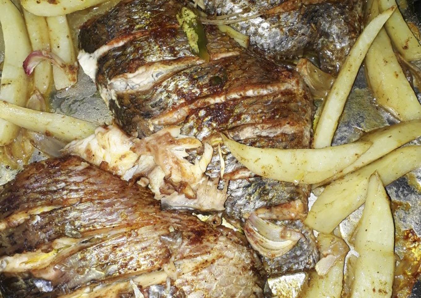 Baked fish